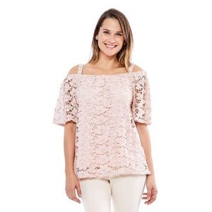 Skye’s The Limit Off the Shoulder Floral Lace Top